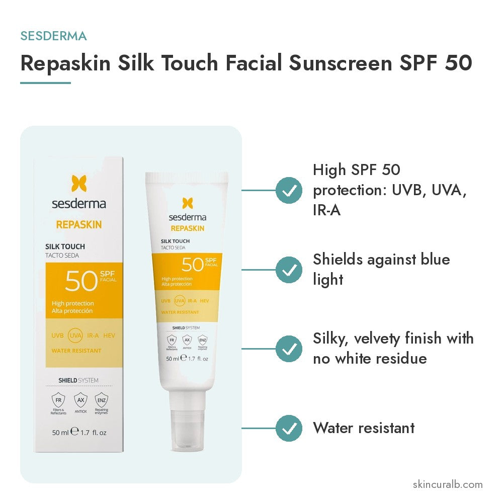Sesderma Repaskin Silk Touch Facial Sunscreen SPF 50