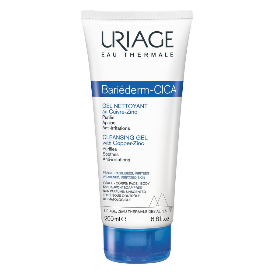 Uriage Bariéderm-CICA Cleansing Gel with Copper-Zinc