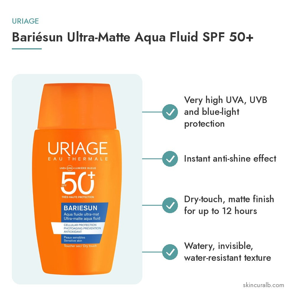 Uriage Bariésun Ultra-Matte Aqua Fluid SPF 50+