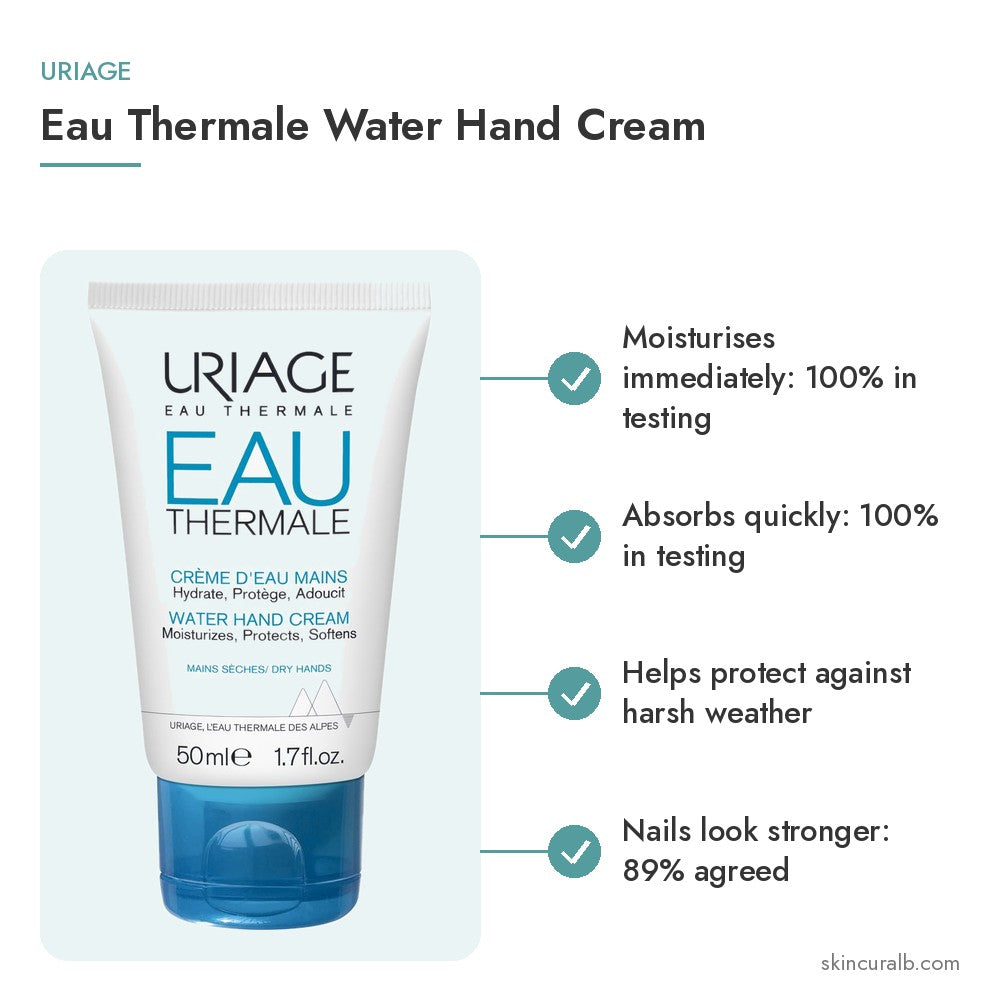 Uriage Eau Thermale Water Hand Cream - key benefits