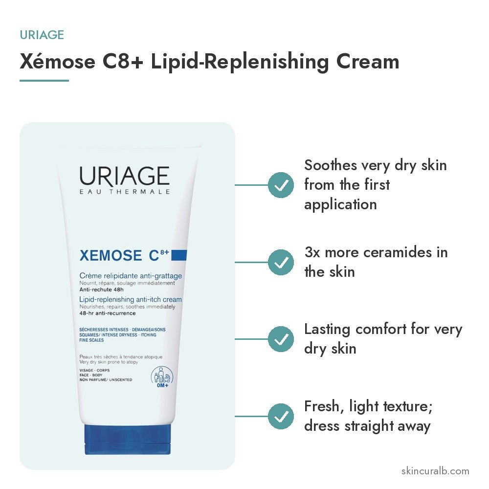 Uriage Xémose C8+ Lipid-Replenishing Cream