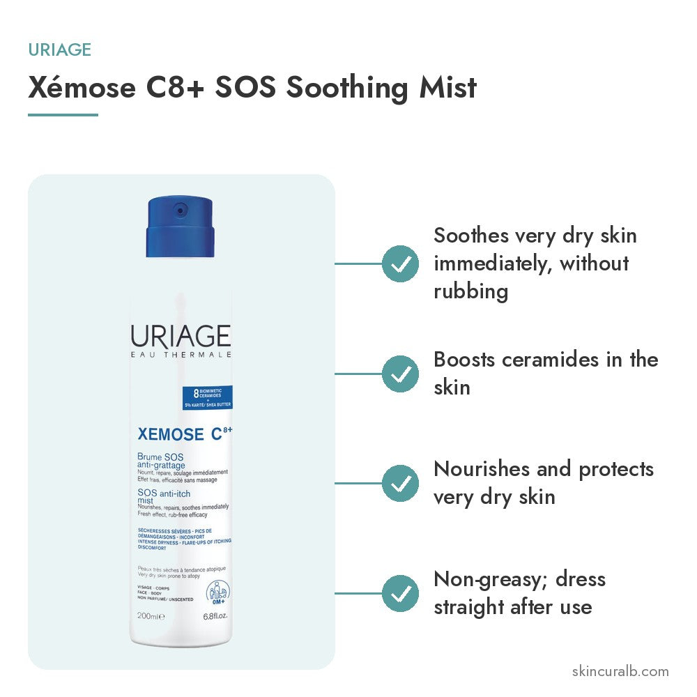 Uriage Xémose C8+ SOS Soothing Mist