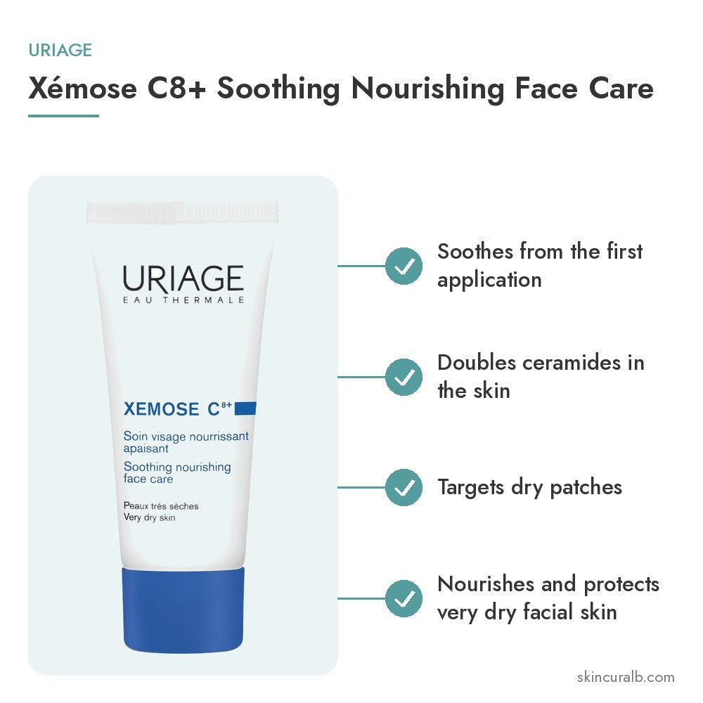 Uriage Xémose C8+ Soothing Nourishing Face Care