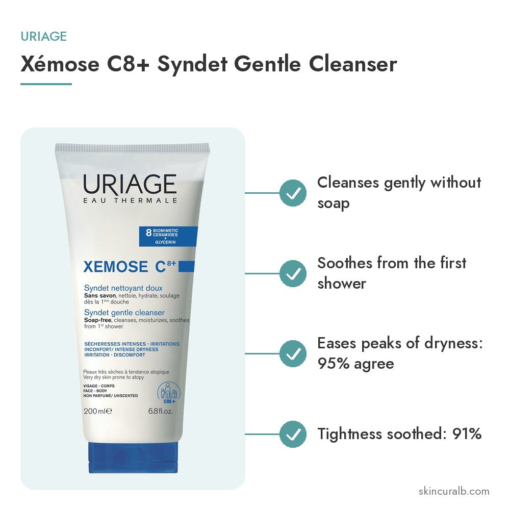 Uriage Xémose C8+ Syndet Gentle Cleanser